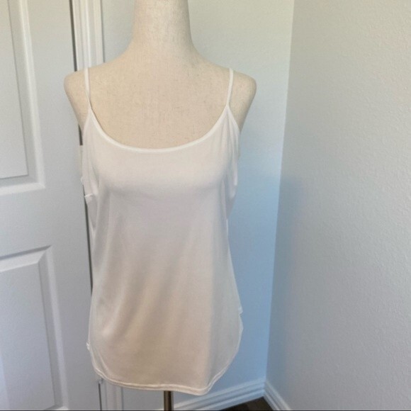 DANA BUCHMAN Embroidered Ivory Lightweight Two Piece Vintage Blouse Size M - Picture 8 of 15